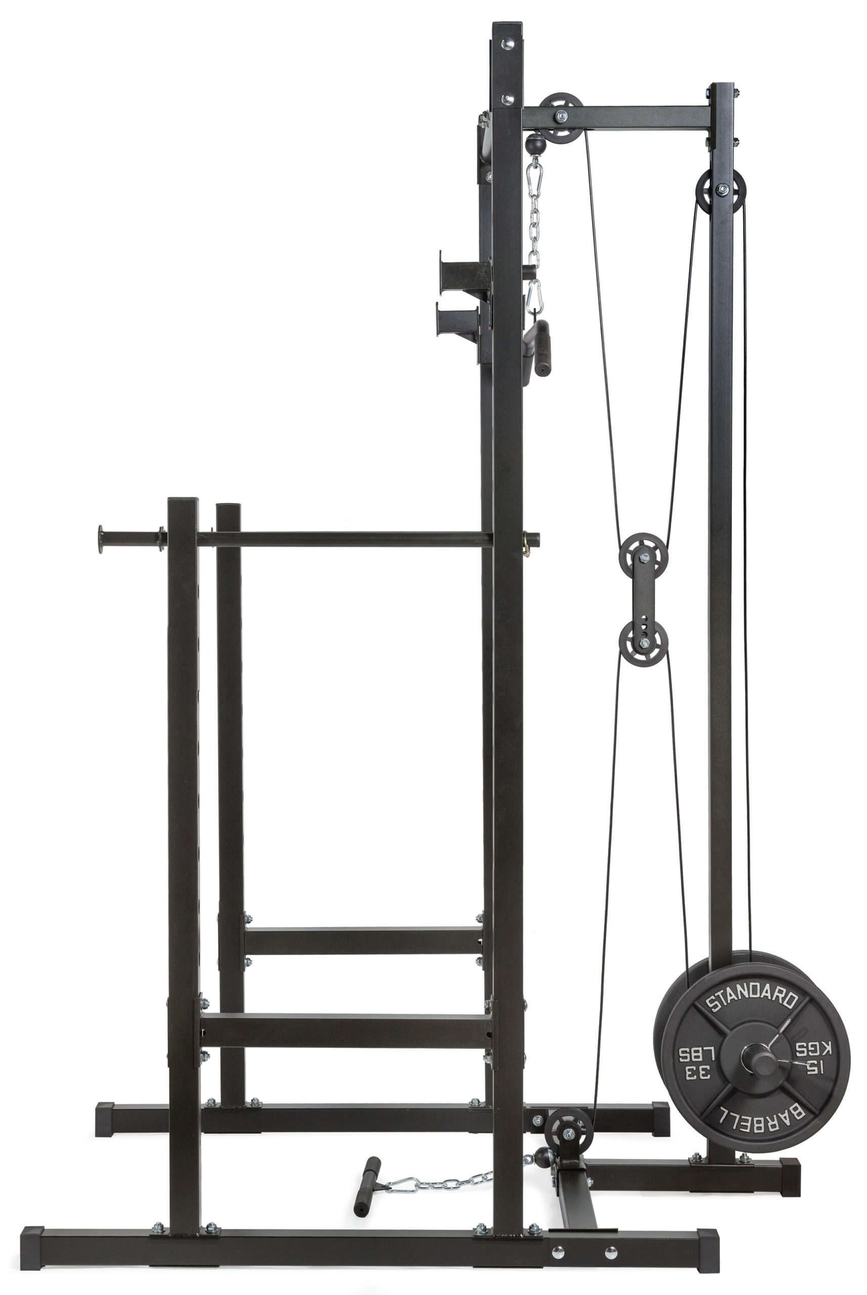 Стойка для полуприседаний с верхним и нижним блоком VictoryFit VF-B2017