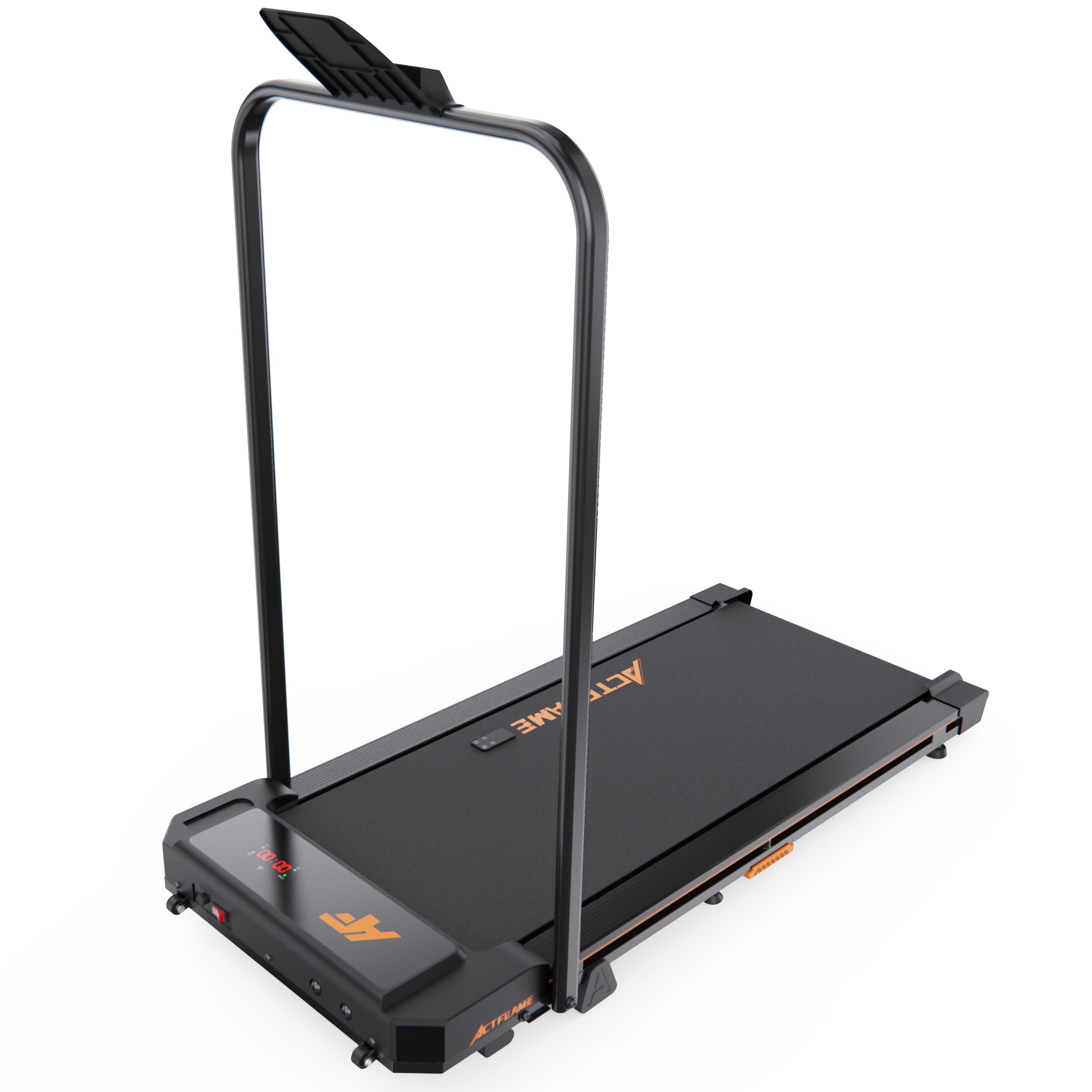 Беговая дорожка с поручнем DFC AXEFIT TM200-1HB, 94 х 39 см, черная