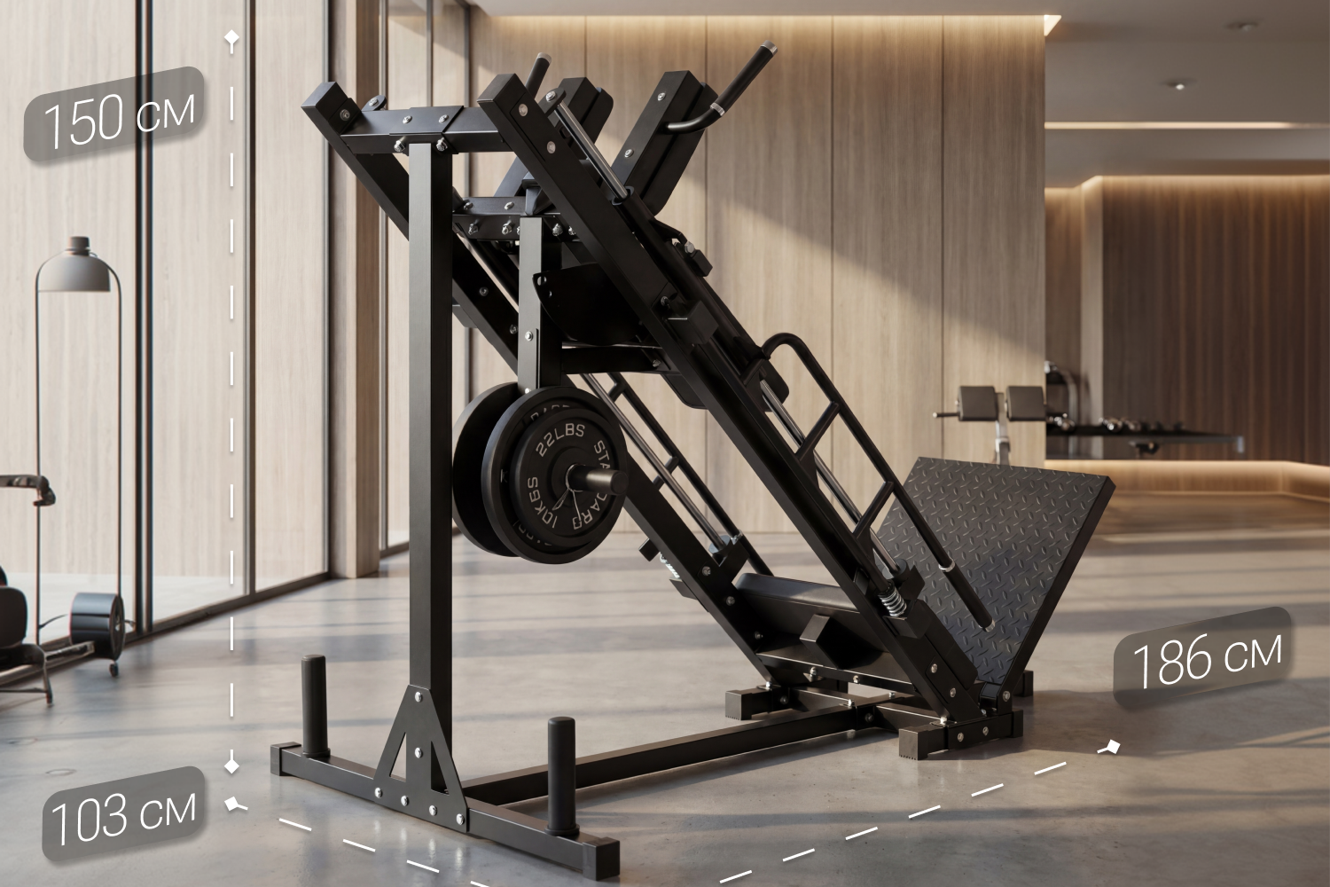 Жим ногами, Гак машина VictoryFit VF-C6013