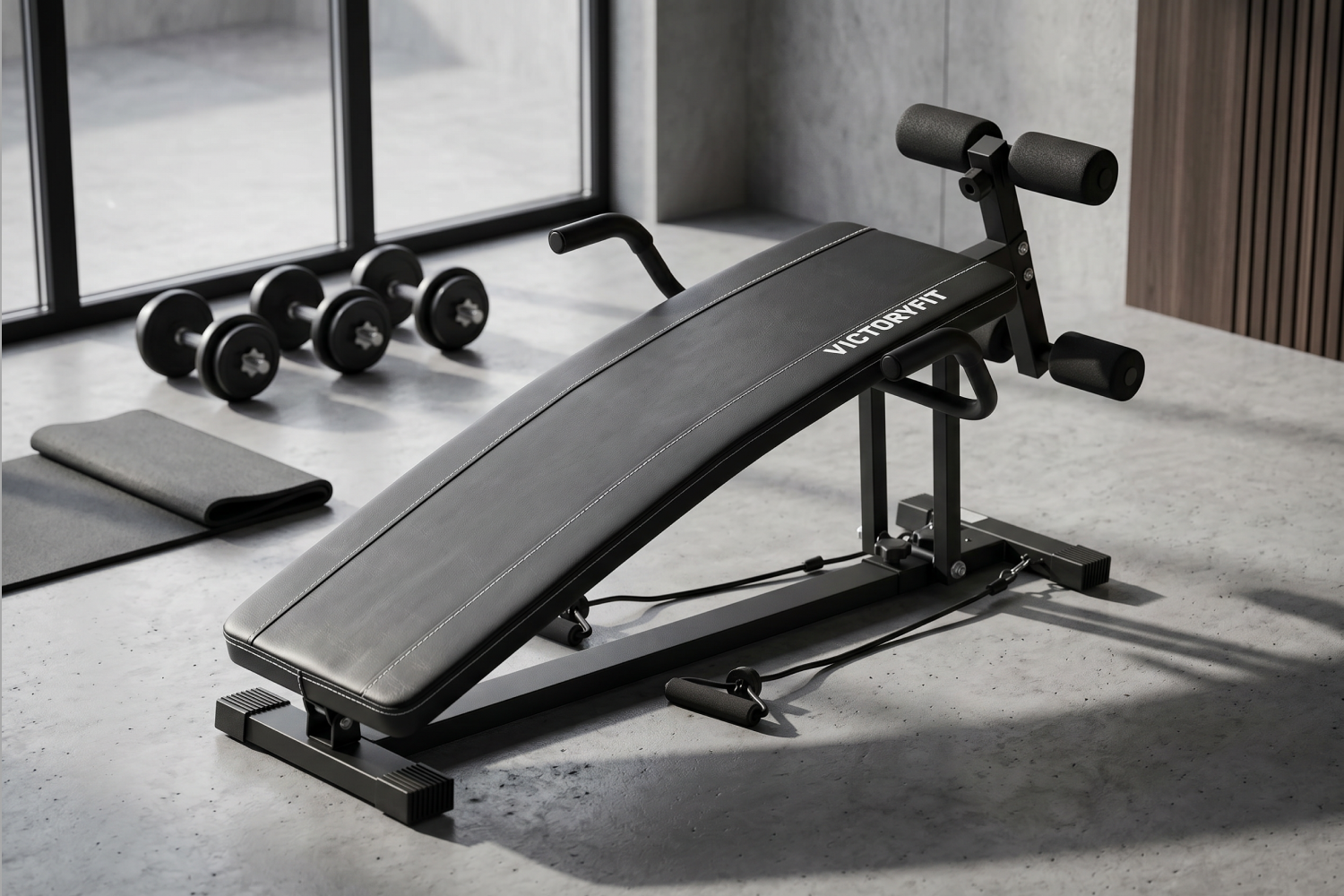 Скамья для пресса с изгибом VictoryFit VF-P200