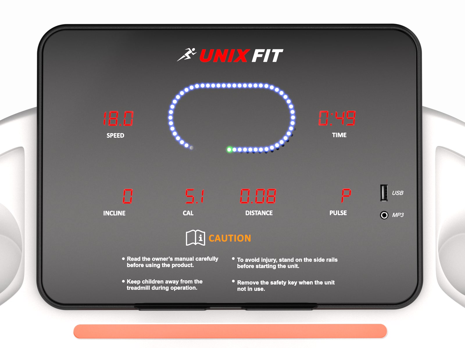 Беговая дорожка UNIX Fit ST-630R белый