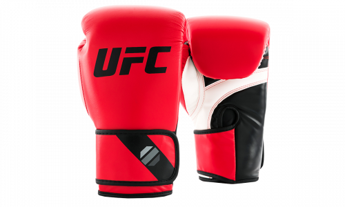 UFC Pro Fitness  Перчатки тренировочные для спарринга красные - 14 Oz